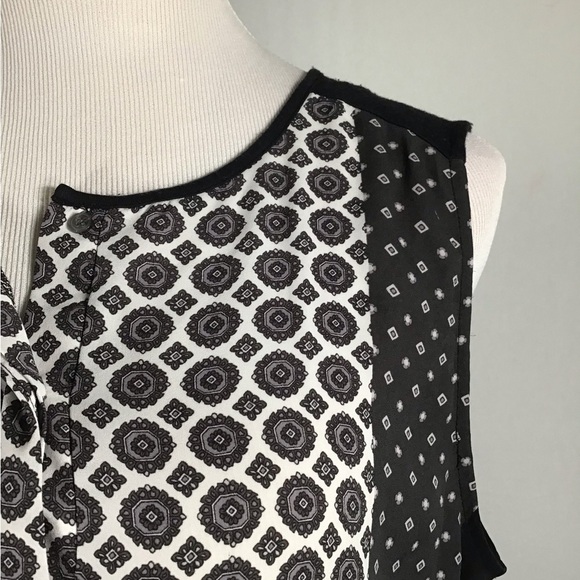 Loft mixed fabric and pattern top - Picture 4 of 5